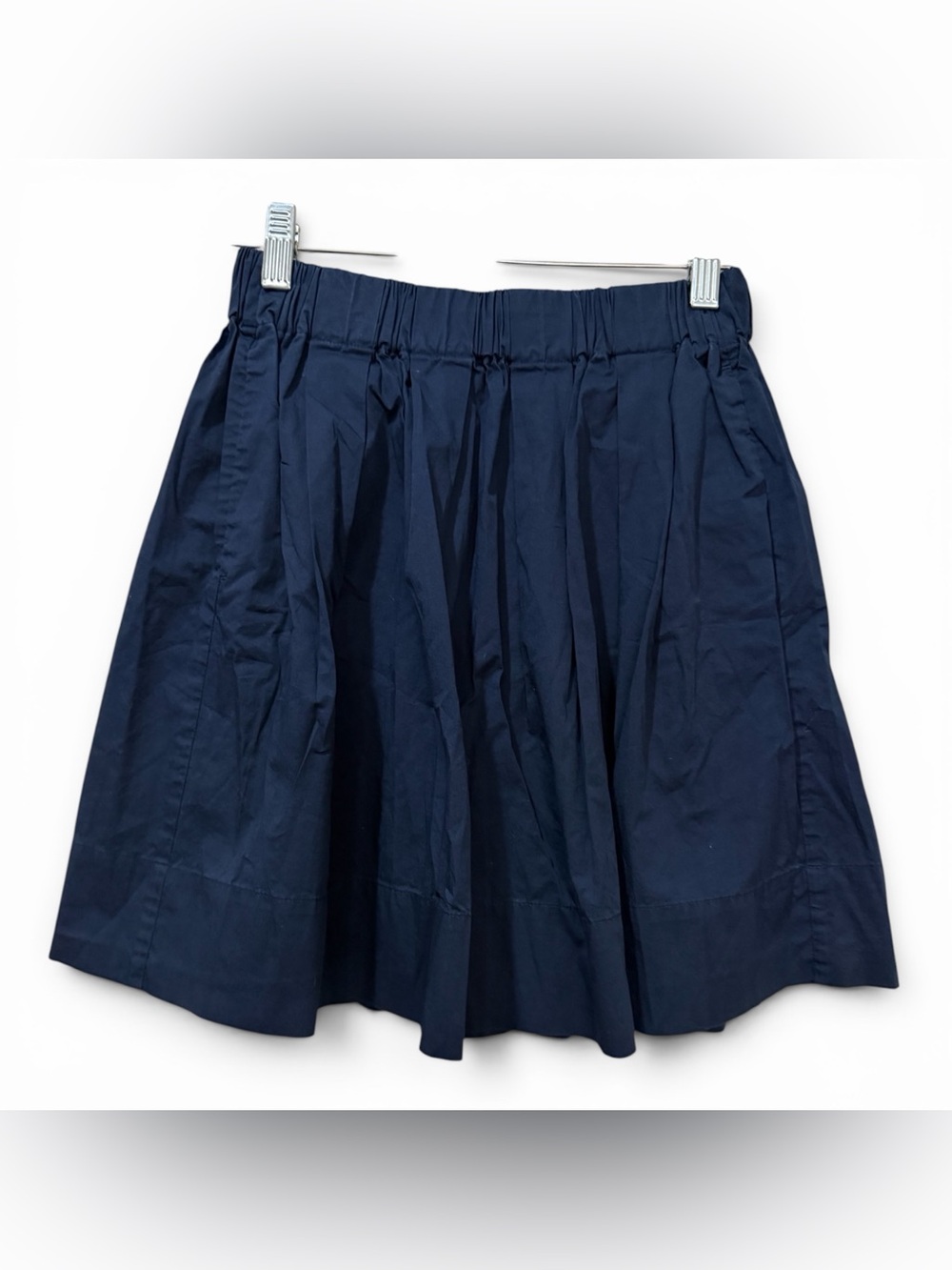 Everlane 00 Navy Blue Pleated Mini Skirt Uniform School Preppy B6